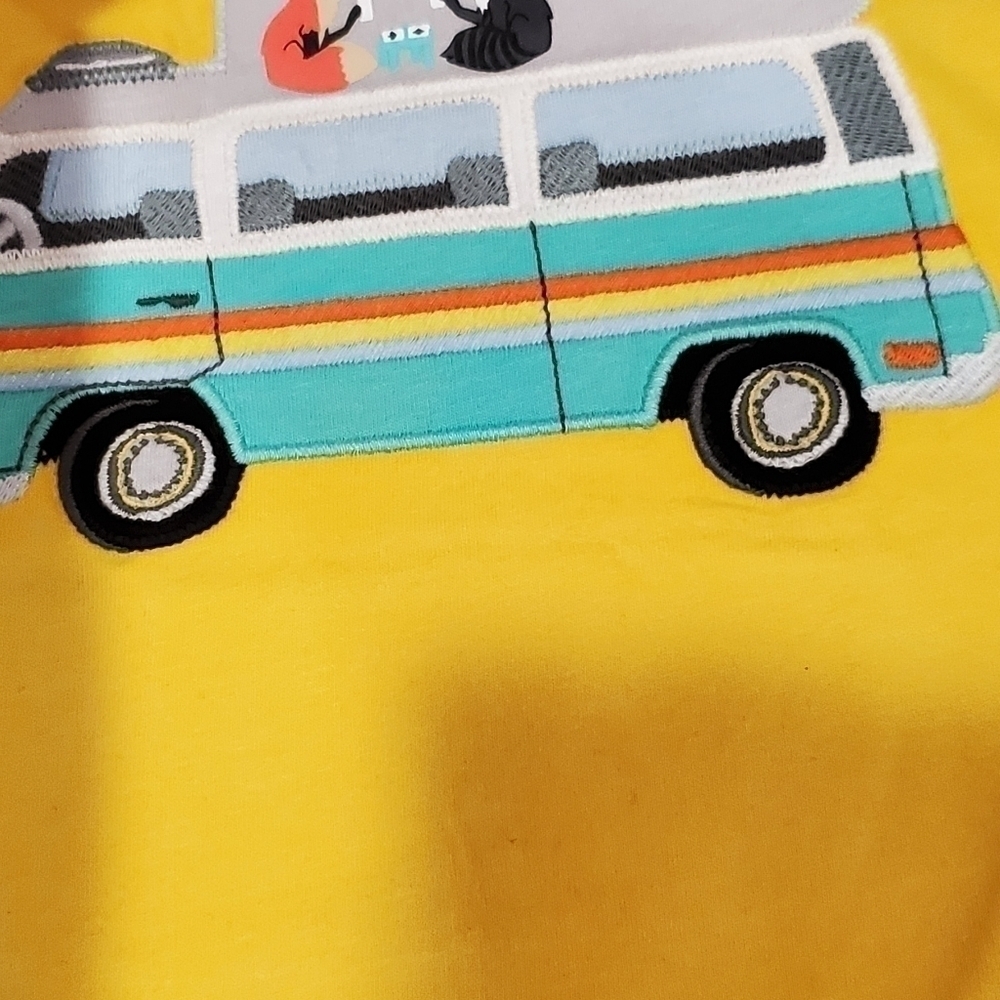 Hanna Andersson Surf Wagon Beach T-Shirt 110 cm US 5 NWT - Picture 5 of 6